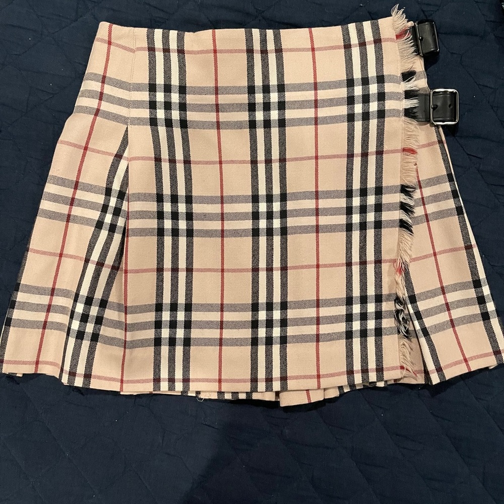Burberry nova plaid skirt